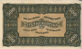 1923 500K "Magyar P.Ny." T:II