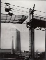 cca 1970-1980 Gebhardt György: Ipartelep, jelzetlen vintage fotó, a szerző hagyatékából, hozzáadva a szerző szakmai munkásságának rövid ismertetését, 24x18 cm