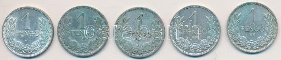 1926-1939. 1P Ag (5xklf) teljes sorozat T:vegyes