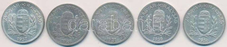 1926-1939. 1P Ag (5xklf) teljes sorozat T:vegyes
