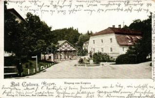 Kudowa-Zdrój, Bad Cudowa; Kurplatz / spa (EK)