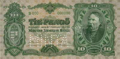 1929 10P minta perf. T:I