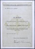 7db klf magyar és külföldi részvény, közte Budapest 1922. "Magyar Takarékpénztárak Központi Jel...