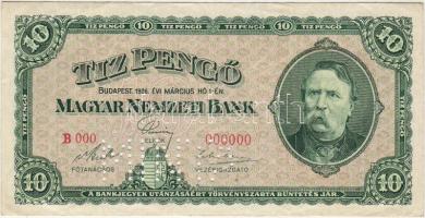 1926 10P minta perf. T:I- R!