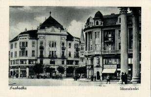 Szabadka, street, shops