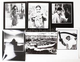 cca 1960-1970 G. Arutronján portfóliója, oroszul feliratozva, az egyik képen a név is szerepel, 13 d...