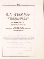 1941 Katonai felszerelés, a GAMMA-Juhász rendszerű 40 M teljesen önműködő légvédelmi lőelemképző műs...