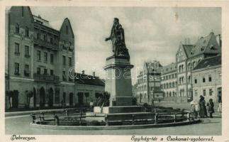 Debrecen, Egyház tér, Csokonai-szobor