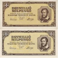 1946 1000.000 milpengő forgalmi T:I+1000.000 milpengő minta perf. T:I