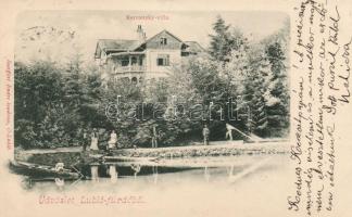 Lublófürdő, Kermetzky-villa; Szeiffert Endre kiadása