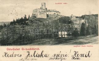 Ólubló, vár; Szeifferth Endre kiadása / castle