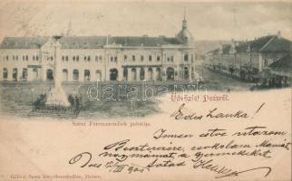 Dés Ferencesek palotája; Gálócsi Samu kiadása / Palace of Franciscan