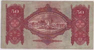 1930-1941 10 P, 20 P, 50 P, 100 P nyilaskeresztes ellenbélyegzővel T:II