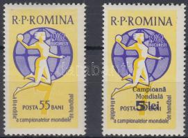 Sport bélyeg és felülnyomott változata, Sport stamp and overprinted version