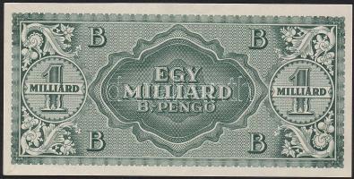 1946 1000.000.000 B-pengő "zöld" T:I