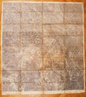cca 1910 Bukovina katonai tárkép / Bokowina map 60x80 cm