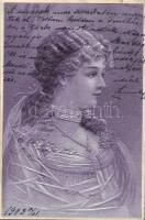 Lady, Emb. litho