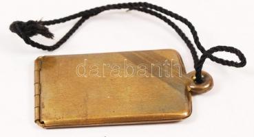 1890 Magyar katonai ezred törzsorvos dögcédulája kiváló állapotban