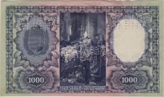 1927 1000P minta sorszám+perf. (3x) T:I- RRR!!!