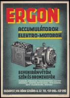 Ergon akkumulátorok és elektromotorok szórólapja