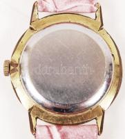 Cornavin Geneve 17 köves, mp-mutatós jól működő férfi karóra, szép számlappal, bőr szíjjal / Swiss w...