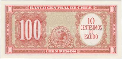 Chile 1960-1961. 100P T:I
Chile 1960-1961. 100 Pesos C:UNC