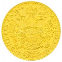 Ausztria 1915. 1D Au "Ferenc József" (3.49g/0.986) utánveret T:2
Austria 1915. 1 Ducat Au ...
