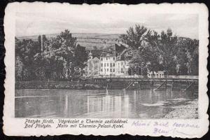 Pöstyénfürdő, Vág, Thermia szálloda / River, hotel