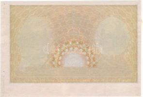 1943 100P fázisnyomat "E 010"-"000000" sorozat és sorszámmal, számok két színárn...