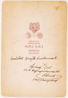 cca 1853-1890 SMS Schwarzenberg matrózai, keményhátú műtermi fotó, 12x18 cm /
SMS Schwarzenberg wars...