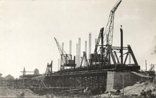 Dunaföldvár, hídépítés, photo