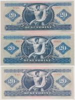 1965-1969-1975. 20Ft (3x) T:I-II