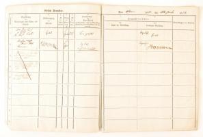 1858 Georg August hannoveri jogi akadémiai bizonyítvány Szél Kálmán nagyszalontai esperes, Arany Ján...