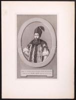Cca 1880 Magasrangú vezető, litográfia, készítette: Boequin, Imp Lemercier et Paris, 34×25 cm