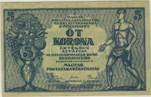 1919 5K "Osztrák-Magyar Bank" T:II