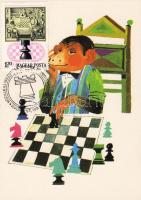 3 db sakk témájú lap