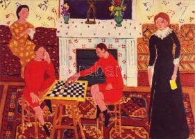 3 db sakk témájú lap