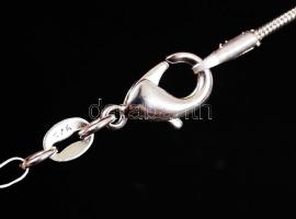 Ametiszt függő ezüst (Ag) láncon, jelzett, 4,2 g /
amethyst pendant with silver necklace, 4,2 g