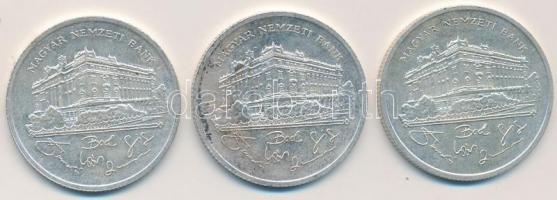 1992. 200Ft Ag "MNB" (6x) T:2
Adamo F13