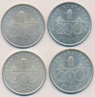1993. 200Ft Ag "MNB" (4x) T:2
Adamo F13