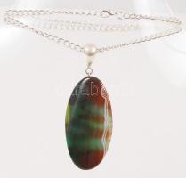 Achát függő láncon / Agate pendant with necklace