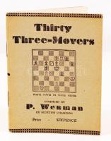 P. Wenman: Thirty Three-Moves. Leeds 1945. Whitehead & Miller Ltd.
