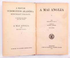 Escott, T.H.S.: A mai Anglia I, III. kötet. Bp., 1905, Magyar Tudományos Akadémia. Kiadói egészvászo...