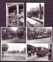 cca 1960 6 db úttörővasút, kisvísút fotó