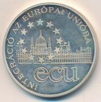 1995. 1000Ft Ag "Integráció az EU-ba" dísztokban T:PP