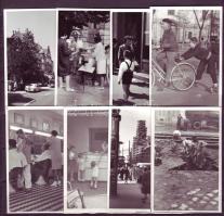 cca 1960 Budapest utcáin 27 db fotó 6x9 cm