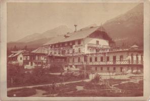 cca 1900 Új Tátrafüred Divald fotó 16x11 cm