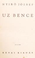 Nyírő József: Uz Bence. Bp., 1936, Révai.  Kiadói halina kötés, jó állapotban