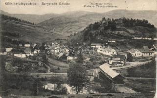 Gölnic-bányaváros, Thurzó-vár romjai / mine area, castle ruins