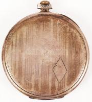 cca 1920 Kronosz Budapest ezüsttokos zsebóra felirattal, tisztításra szoruló, de szép számlappal, mű...